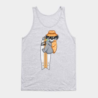 cute and cool animals in the summer Tank Top